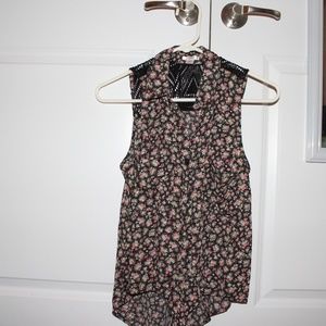 Xhilaration Floral Tank Top
